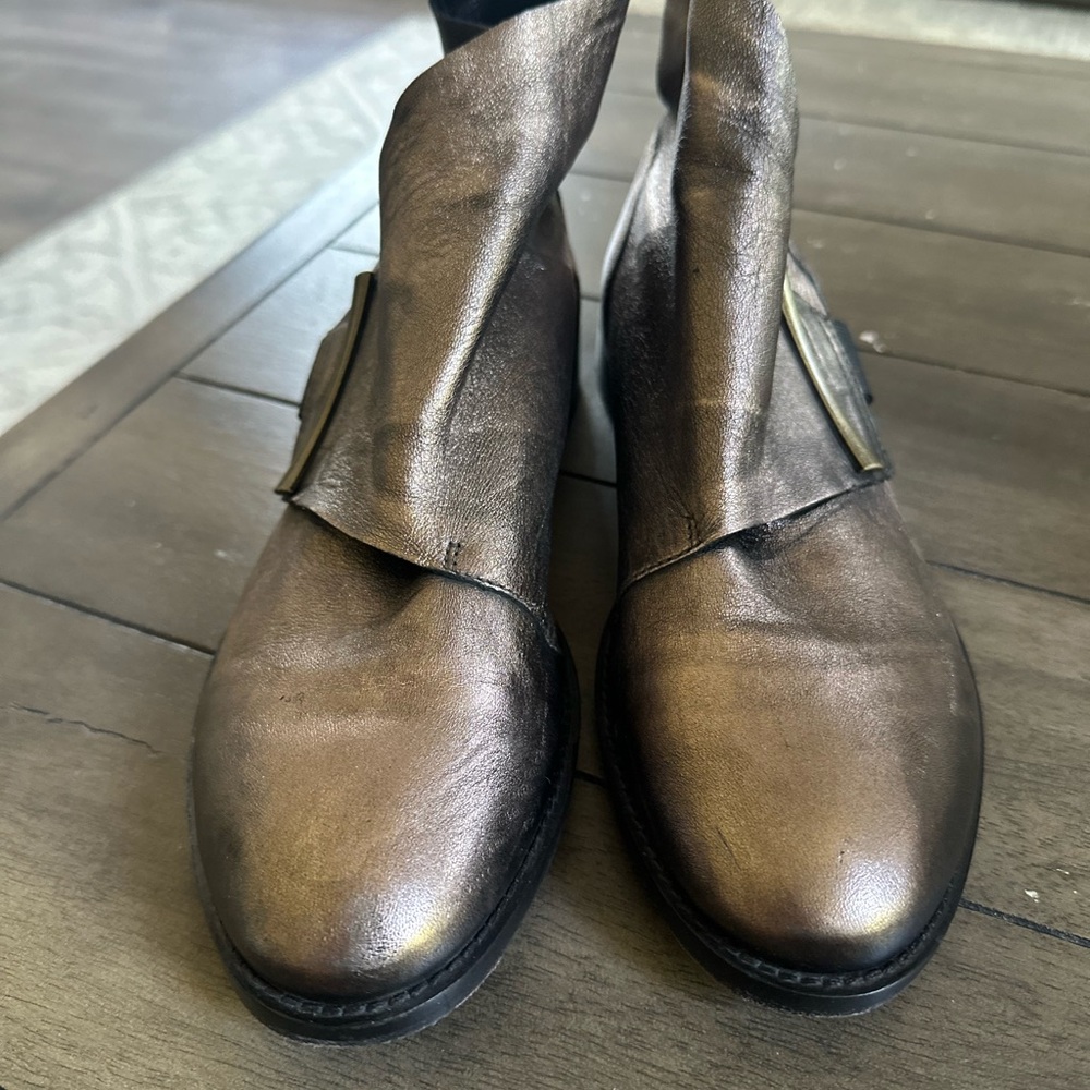 Johnston & Murphy Dark Brown Ankle Booties - Picture 3 of 10